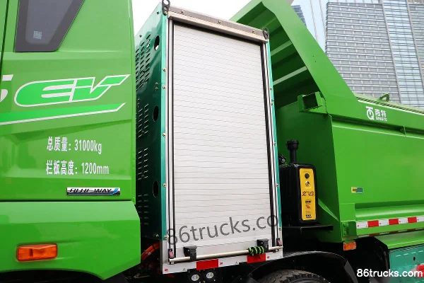 FAW Jiefang Qingdao JH6 8X4(12 roues) camion benne électrique pur 5,8 m (China VI) Carrosserie (1) | 86Trucks