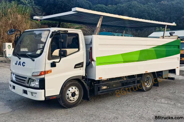 JAC Shuailing i5 7.4T 4.8m Electric Garbage Truck 89.12kWh 4X2(6 wheels) Body (1) | 86Trucks