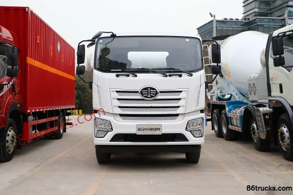 FAW Jiefang Qingdao JK6 320hp Lightweight Version 8X4(12 wheels) 8m³ Concrete Mixer Truck Exterior (2) | 86Trucks