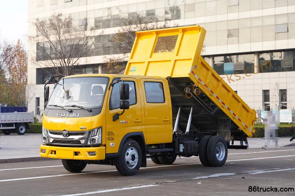 Foton King Kong S1 PLUS 120hp 4X2(6 wheels) 3.3m Dump Truck (China VI) Exterior (3) | 86Trucks