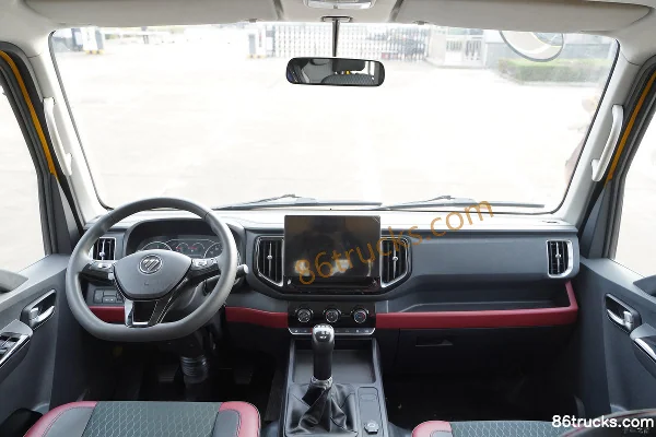 Foton King Kong S1 PLUS 120hp 4X2(6 wheels) 3.3m Dump Truck (China VI) Cab (1) | 86Trucks