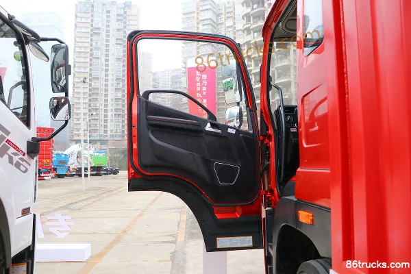 FAW Jiefang Qingdao JK6 220hp 4X2(6 wheels) 7.8m van hazardous materials truck Cab (1) | 86Trucks