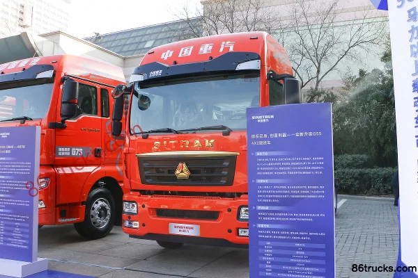 Sinotruk Sitrak G5S Heavy Truck 290 hp 4X2(6 wheels) 6.8m AMT automatic flatbed cargo truck (China VI) Exterior (3) | 86Trucks