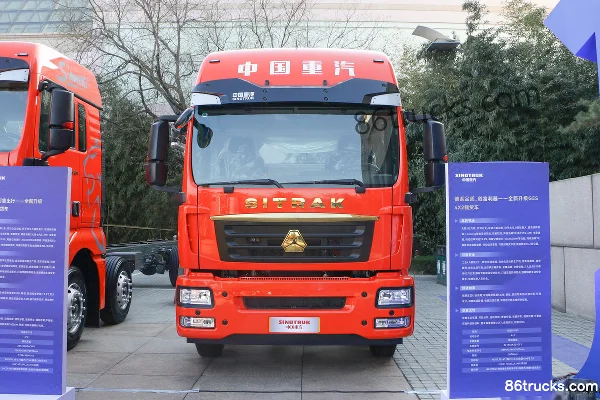 Sinotruk Sitrak G5S Heavy Truck 290 hp 4X2(6 wheels) 6.8m AMT automatic flatbed cargo truck (China VI) Exterior (2) | 86Trucks