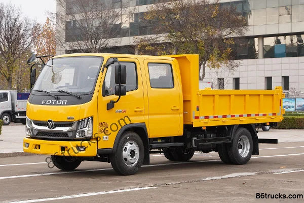 Foton King Kong S1 PLUS 120hp 4X2(6 wheels) 3.3m Dump Truck (China VI) Exterior (3) | 86Trucks