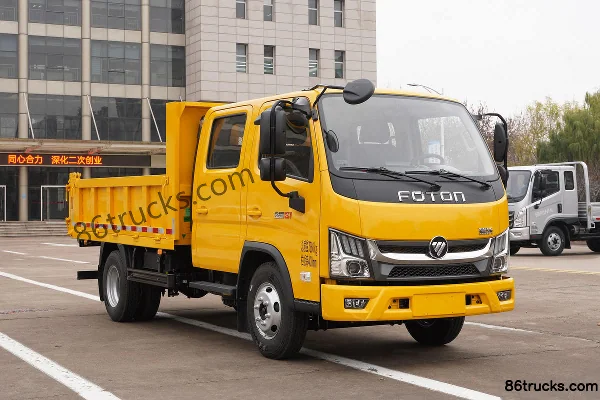 Foton King Kong S1 PLUS 120hp 4X2(6 wheels) 3.3m Dump Truck (China VI) Exterior