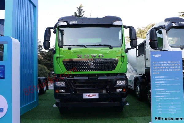 Sinotruk HOWO HOWO TX Heavy Truck 8X4(12 wheels) 5.8m pure electric dump truck 422kWh Exterior (2) | 86Trucks