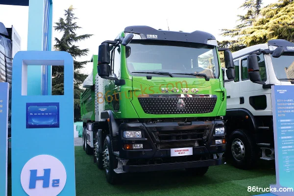 Sinotruk HOWO HOWO TX Heavy Truck 8X4(12 wheels) 5.8m pure electric dump truck 422kWh Exterior