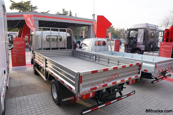 Sinotruk HOWO Hanjiang 160hp 4X2(6 wheels) 4.15m single-row flatbed truck (China VI)(Fast Gear 8-speed) Body (3) | 86Trucks