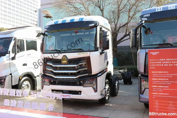 Sinotruk HOWO MAX 350hp 6X2(8 wheels) 7.8m automatic stall-type cargo truck (China VI) Exterior (3) | 86Trucks