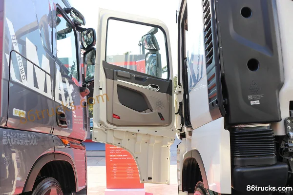 Sinotruk HOWO MAX 350hp 6X2(8 wheels) 7.8m automatic stall-type cargo truck (China VI) Cab (1) | 86Trucks