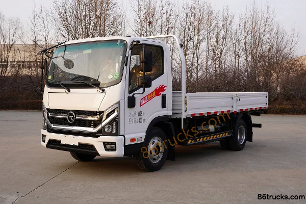 Kama Kaijie M3 Deluxe Edition 2.2L 95 hp 4X2(6 wheels) CNG 4.16m Single Row Flatbed Light Truck (China VI) Exterior (3) | 86Trucks