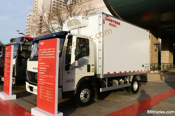 Sinotruk HOWO Tongshuai 170 ch 4X2(6 roues) 4,08 m camion frigorifique (China VI) Extérieur (3) | 86Trucks