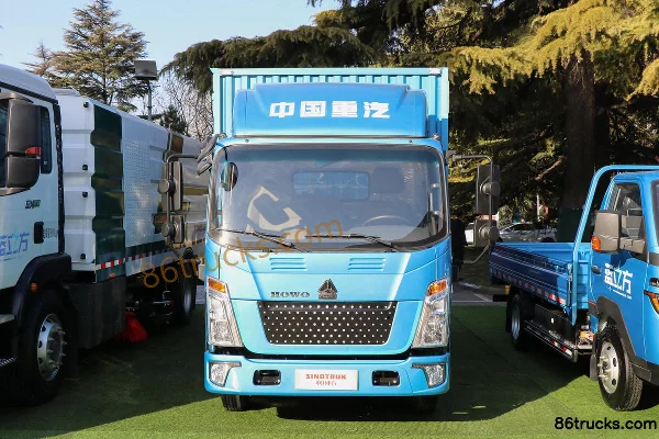 Sinotruk HOWO Hanjiang 4.5T 4.15m Single-Row Electric Light-Duty Box Truck 100kWh 4X2(6 wheels) Exterior (2) | 86Trucks