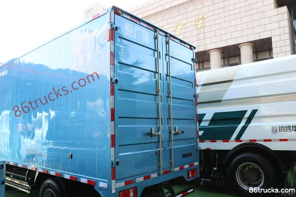 Sinotruk HOWO Hanjiang 4.5T 4.15m Single-Row Electric Light-Duty Box Truck 100kWh 4X2(6 wheels) Body (2) | 86Trucks