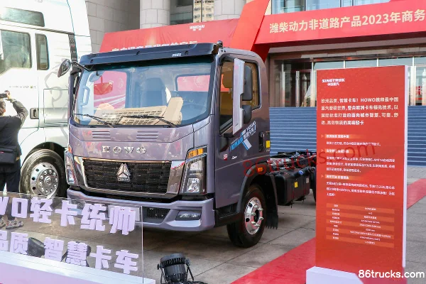 Sinotruk HOWO Tongshuai 160 ch 4X2(6 roues) Camion léger à ridelles 4,15 m AMT automatique cabine simple (China VI) Extérieur (3) | 86Trucks