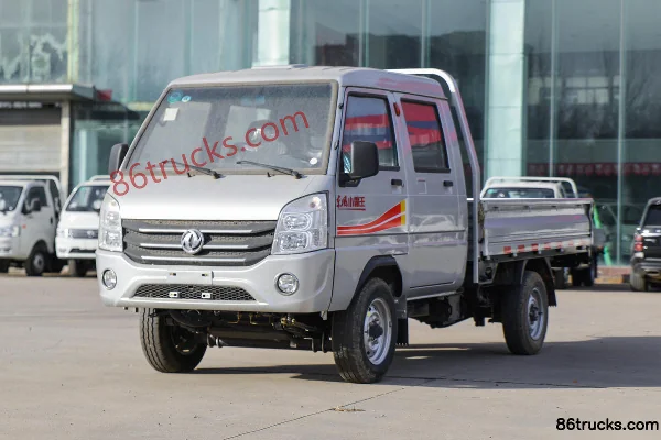 Dongfeng Xiaobawang V 1.3L 91 hp 4X2(6 wheels) gasoline 2.7 m double-row cab flatbed mini truck (China VI) Exterior (3) | 86Trucks