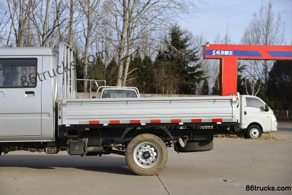 Dongfeng Xiaobawang V 1.3L 91 hp 4X2(6 wheels) gasoline 2.7 m double-row cab flatbed mini truck (China VI) Body (2) | 86Trucks