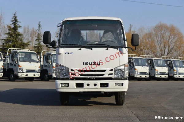 Qingling Isuzu 100P 132hp 4X2(6 wheels) 3.245m Double Row Flatbed Light Truck (China VI) Exterior (2) | 86Trucks