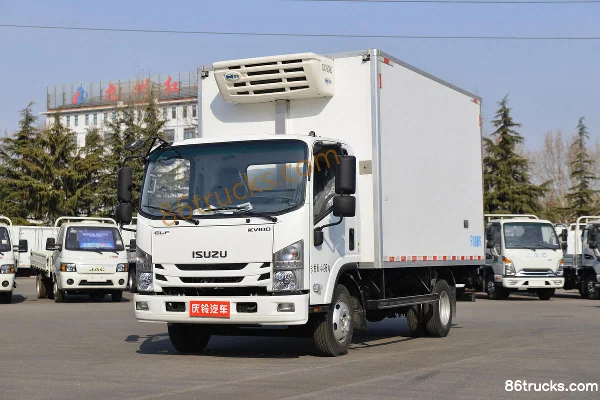 Isuzu KV100 120 ch 4X2(6 roues) 4,015 m camion frigorifique (marque Donghong) (frein à air) (China VI) Extérieur (3) | 86Trucks