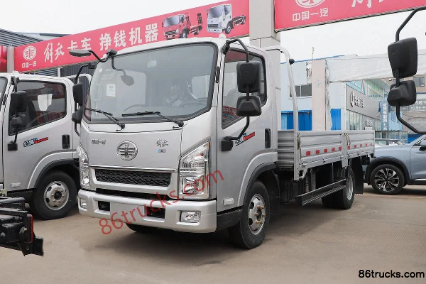 FAW Hongta FAW Jiefang Gongshi 130 hp 4X2(6 wheels) 4.2m Single Row Flatbed Light Truck Exterior (3) | 86Trucks