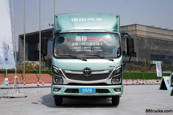 Foton Aoling Supu Pro 150 ch 4X2(6 roues) 4,14 m camion fourgon à cabine simple (large) (China VI) Extérieur (2) | 86Trucks