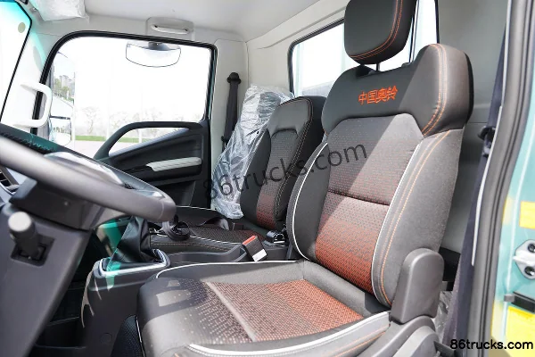 Foton Aoling Supu Pro 158 ch 4X2(6 roues) 4,17 m camion plateau simple rangée (China VI) Cabine (3) | 86Trucks