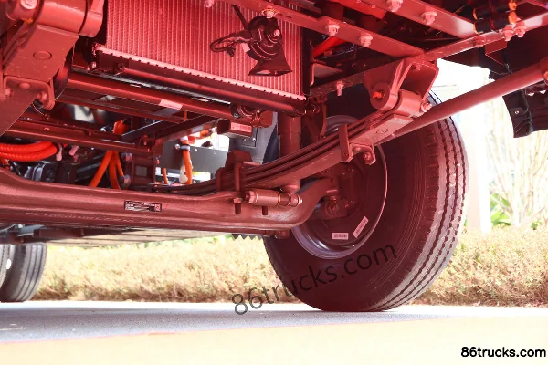 Sinotruk Wangpai Ruishi 5T 4.15m cabine simple camion léger à ridelles électrique pur 98.04kWh 4X2(6 roues) Châssis (3) | 86Trucks