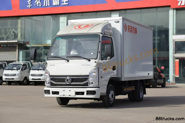 Dongfeng W16 1.6L gasoline 123hp 4X2(6 wheels) Mengwo 5-speed 3.78m semi-row box van micro truck Exterior (3) | 86Trucks