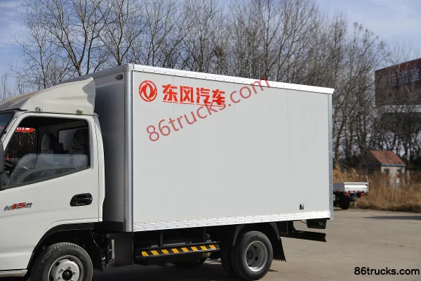 Dongfeng W16 1.6L gasoline 123hp 4X2(6 wheels) Mengwo 5-speed 3.78m semi-row box van micro truck Body (1) | 86Trucks