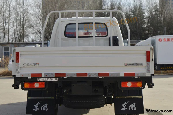 Dongfeng Xiaobawang W17 2.0L 133hp 4X2(6 wheels) Gasoline 2.95m Double Row Flatbed Light Truck (Wide Track) Body (3) | 86Trucks