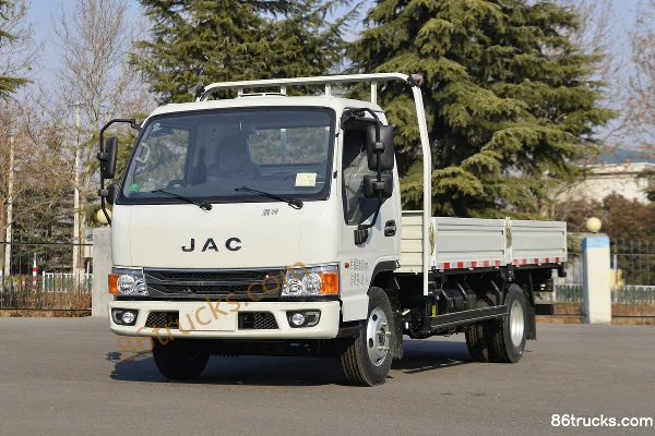 JAC Kangling H5 132hp 4X2(6 wheels) 4.18m single-row flatbed light truck (China VI) Exterior (3) | 86Trucks
