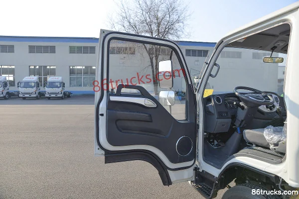 JAC Kangling H5 132hp 4X2(6 wheels) 4.18m single-row flatbed light truck (China VI) Cab (1) | 86Trucks