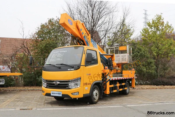 Foton Times Leader S1 120hp 4X2(6 wheels) Aerial Work Truck (Chengliwei Brand) Exterior (3) | 86Trucks