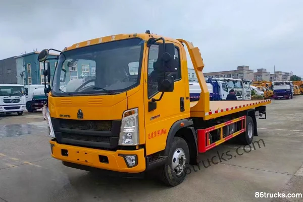Sinotruk HOWO Hanjiang 160 hp 4X2(6 wheels) Wrecker (Zhuanli brand) Exterior