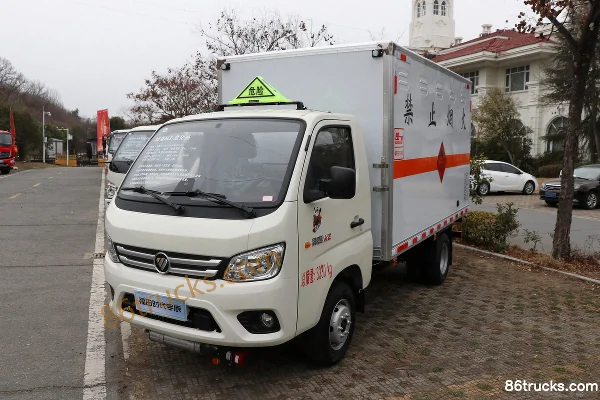 Foton M2 115hp 4X2(6 wheels) 3.3m Flammable Gas Van Truck (Chufei Brand) (China VI) Exterior (3) | 86Trucks