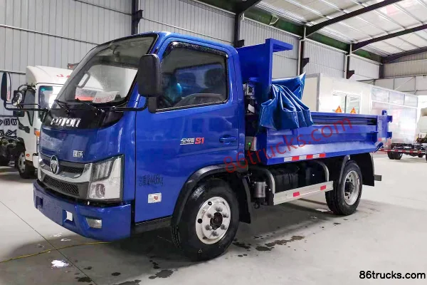 Foton Jingang S1 120 ch 4X2(6 roues) camion benne 3,18 m (avec bâche) Extérieur (3) | 86Trucks