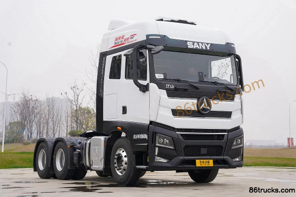 SANY Truck New Zhuhong Flagship Edition 620 hp 6X4(10 wheels) AMT automatic tractor truck Exterior