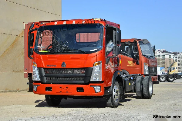 Sinotruk HOWO Hanjiang 160 hp 4X2(6 wheels) 4.15m Single Row Cage Light Truck (China VI) Exterior (3) | 86Trucks
