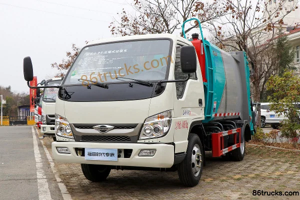 Foton Times Xiaoka Star 3 115 hp 4X2(6 wheels) Compressed Garbage Truck (China VI) (Chengliwei Brand) Exterior (3) | 86Trucks