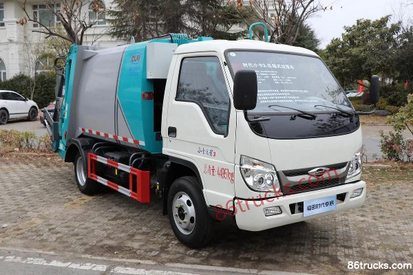 Foton Times Xiaoka Star 3 115 hp 4X2(6 wheels) Compressed Garbage Truck (China VI) (Chengliwei Brand) Exterior