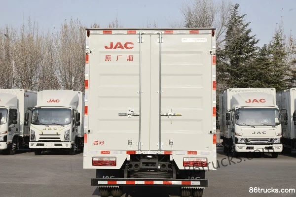 JAC Junling E5 132 ch 4X2(6 roues) 3,37 m fourgon à cabine avancée (China VI) Carrosserie (2) | 86Trucks
