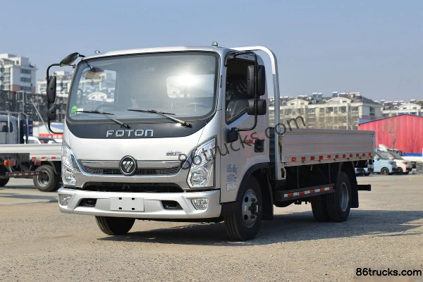 Foton Aoling Xin Jieyun 150 ch 4X2(6 roues) camion léger à ridelles à cabine simple 4,17 m (China VI) Extérieur (3) | 86Trucks
