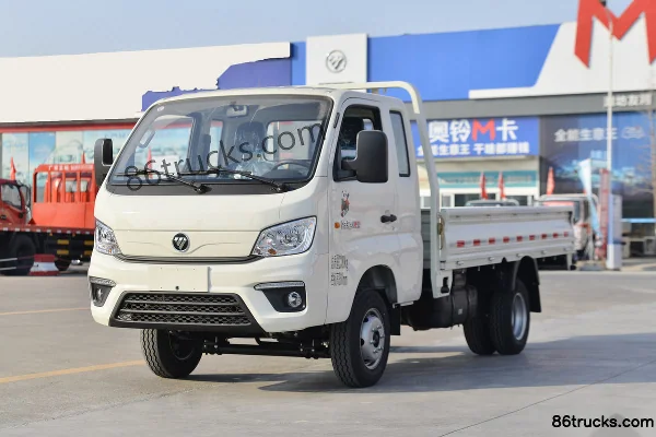 Foton Xiangling M2 Luxury 1.5L 143hp 4X2(6 wheels) Gasoline 3.3m Half Row Flatbed Mini Truck Exterior (3) | 86Trucks
