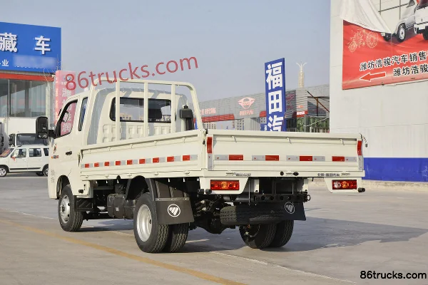 Foton Xiangling M2 Luxury 1.5L 143hp 4X2(6 wheels) Gasoline 3.3m Half Row Flatbed Mini Truck Body (3) | 86Trucks