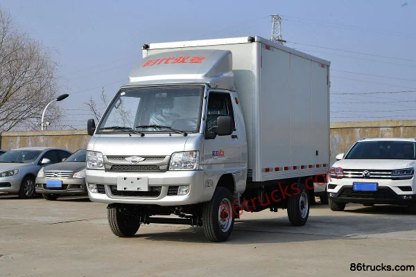 Foton Times Yu Ling VQ1 1.2L 91hp 4X2(6 wheels) gasoline 3.05m single-row van micro truck (China VI) Exterior (3) | 86Trucks