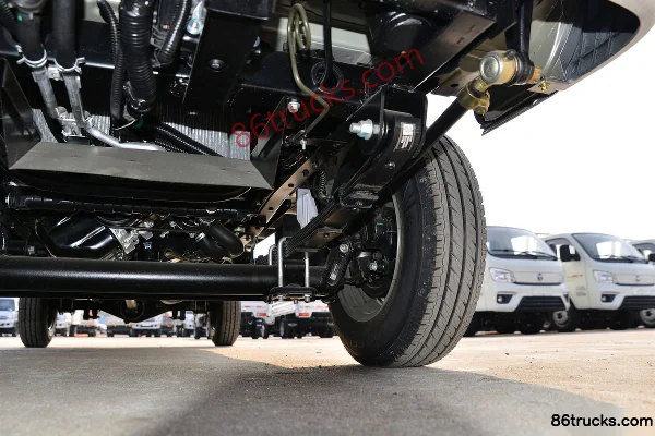 Foton Times Yu Ling VQ1 1.2L 91hp 4X2(6 wheels) gasoline 3.05m single-row van micro truck (China VI) Chassis (3) | 86Trucks