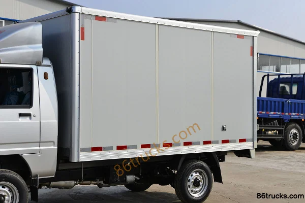 Foton Times Yu Ling VQ1 1.2L 91hp 4X2(6 wheels) gasoline 3.05m single-row van micro truck (China VI) Body (1) | 86Trucks