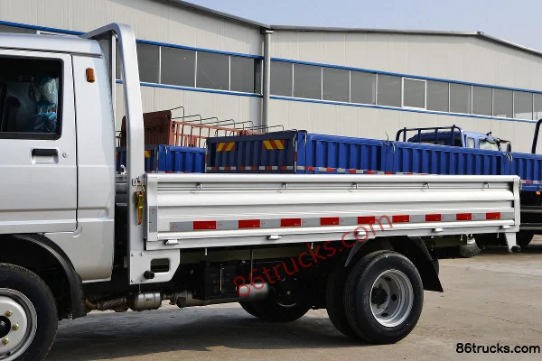 Foton Yuling VQ1 1.6L 122hp 4X2(6 wheels) Gasoline 3.05m Single Row Flatbed Mini Truck (China VI) Body (1) | 86Trucks