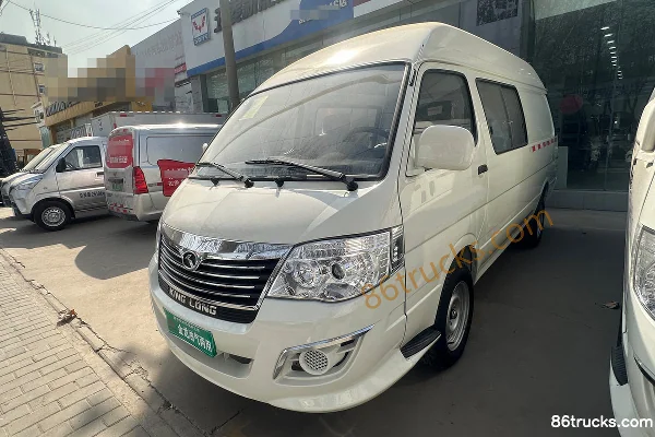 King Long Jinwei Jieyun 95 ch CNG 5 places fourgon tôlé toit haut Extérieur (3) | 86Trucks